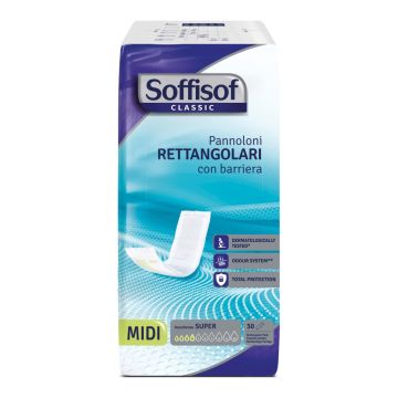 Soffisof Classic Pannolone Rettangolare con Barriera 30 Pezzi