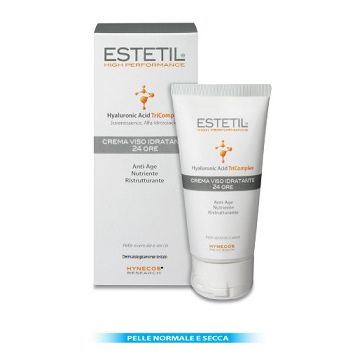Estetil crema viso idratante 24h pelli normali e secche 40 ml