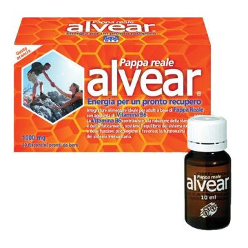 Alvear 1000 Pappa Reale 10 Flaconcini Gusto Arancia