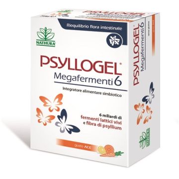 Psyllogel megafermenti 6 gusto ace 21 bustine 