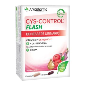 Cys Control Flash Benessere delle Vie Urinarie 20 Capsule