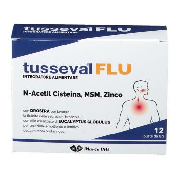 Tusseval Flu Integratore Fluidificante 12 Bustine