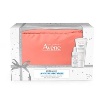 Avene Cofanetto Idratazione Hydrance Emulsione Leggera 40 ml + Siero 10ml + Pochette