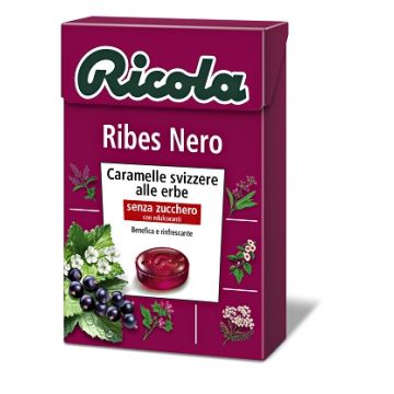 Ricola Ribes Nero Senza Zuccheri 50g
