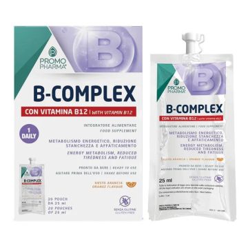 B-Complex Integratore Energetico 20 Pouch da 25 ml