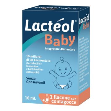 Lacteol Baby Integratore a Base di Fermenti Lattici Gocce Orali 10 ml