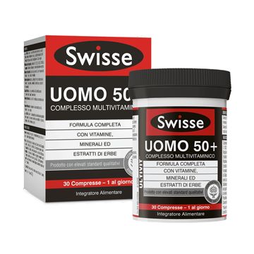 Swisse multivitaminico uomo 50+ 30 compresse