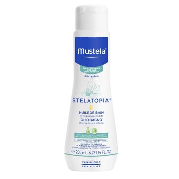 Mustela stelatopia olio bagno 200ml