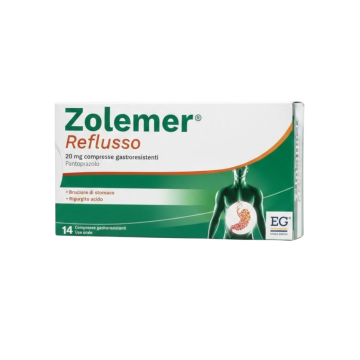 Zolemer Reflusso 20 mg 14 Compresse Gastroresistenti