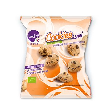 Cookiessimi biscotti con noci e gocce di cioccolato 50 g