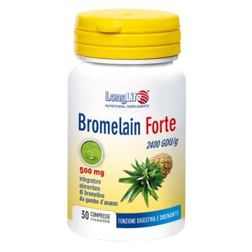 Longlife Bromelain Forte 30 Tavolette
