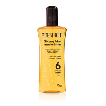 Angstrom olio solare spray intensive tan spf6 150 ml