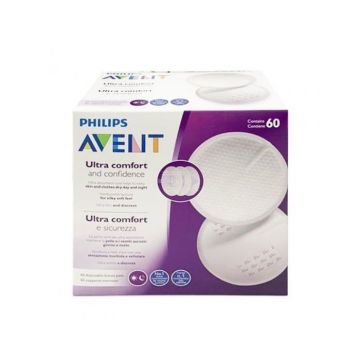 Avent coppette assorbilatte 60 pezzi 