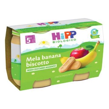 HiPP Bio Mela Banana Biscotto 2x125 g 5m+