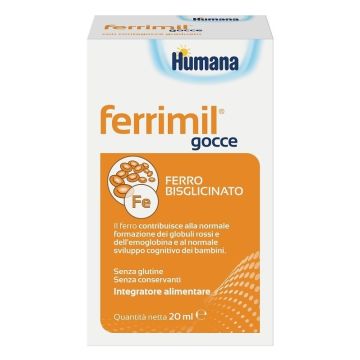 Humana Ferrimil Gocce Integratore di Ferro 20 ml