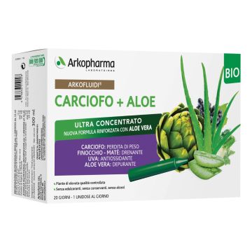 Arkofluidi Carciofo + Aloe Vera 20 Flaconcini