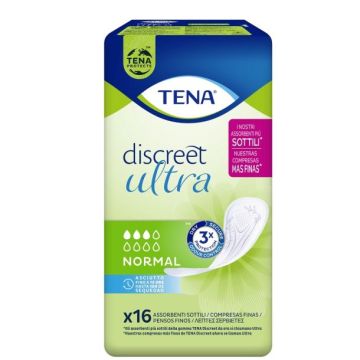 Tena Discreet Ultra Normal Pannolone Sagomato 16 Pezzi