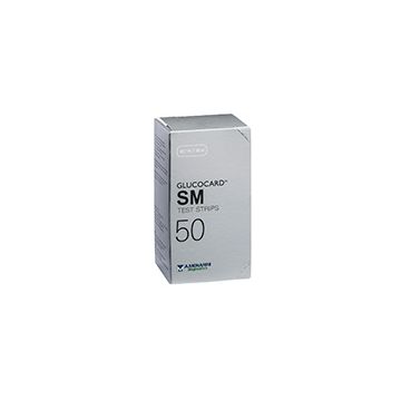 Glucocard sm test strips 50 strisce