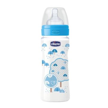 Chicco Biberon Benessere boy Silicone 330ml