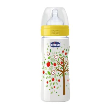 Chicco Biberon Benessere Unisex Silicone 330 ml