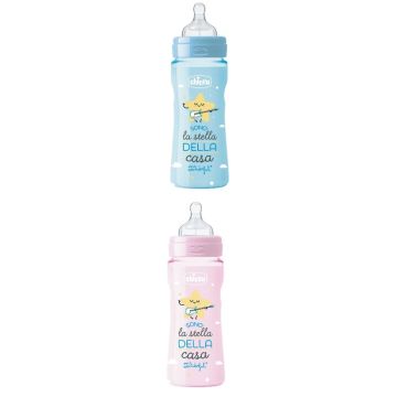 Chicco Biberon Benessere Mr Wonderful Silicone 330 ml
