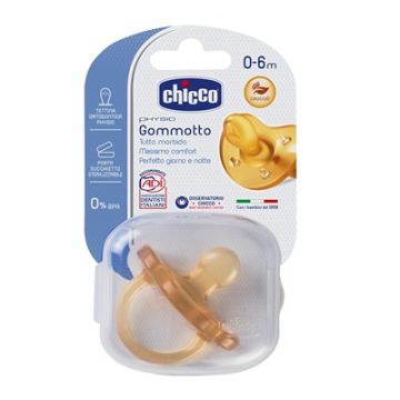 Chicco gommotto physio caucciù  0-6m 1 pezzo