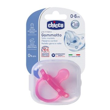 Chicco Gommotto Physio Soft Ra Silicone 0-6 1 Pezzo