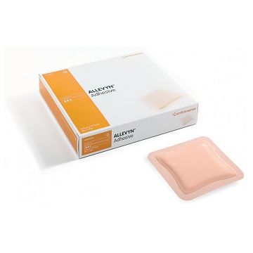 Medicazione idrocellulare sterile altamente assorbente adesiva in schiuma di poliuretano 17,5x17,5cm 10 pezzi