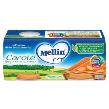 Mellin omog carote 2x80g