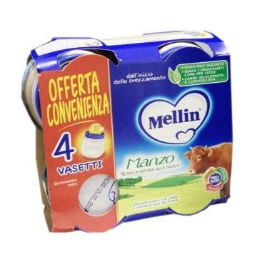 Mellin omogeneizzato manzo 4x80g