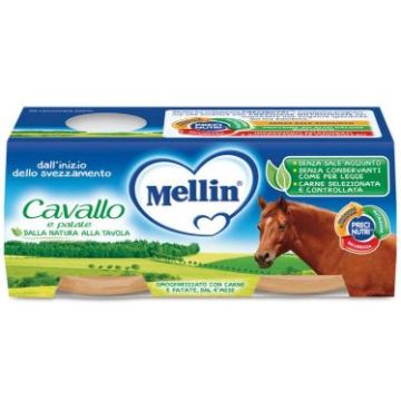 Mellin omog cavallo/patat2x80g