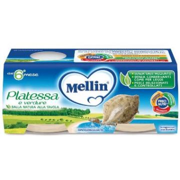 Mellin omogeneizzato platessa 4x80g