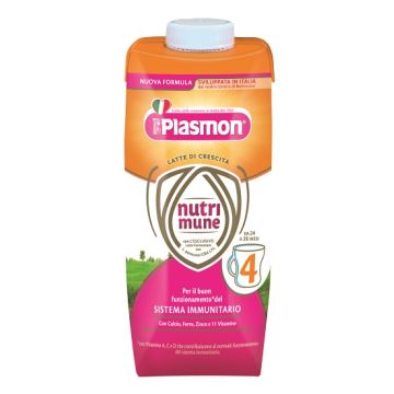 Plasmon Nutri Mune 4 Latte Crescita Liquido 2 x 500 ml