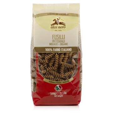 Fusilli 100% Farro Integrale Bio 500 G