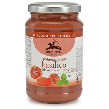 Pomodoro con basilico bio 350 g
