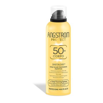 Angstrom protect instadry spray trasparente solare ultra protezione 50+ 150 ml