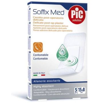 Pic Soffix Med Cerotti Antibatterici 15x8 cm 5 Pezzi
