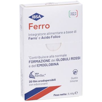 Ibsa Ferro Integratore 20 Film Orosolubili
