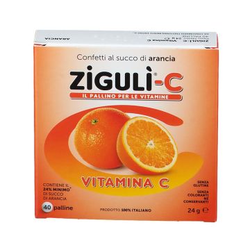 Zigulì-C Arancia con Vitamina C 40 Palline