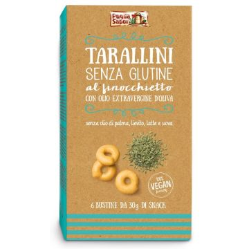 Tarallini al Finocchietto con Farina di Riso 6x30g