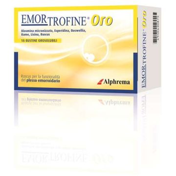 Emortrofine Oro 18 Bustine - Integratore per Emorroidi