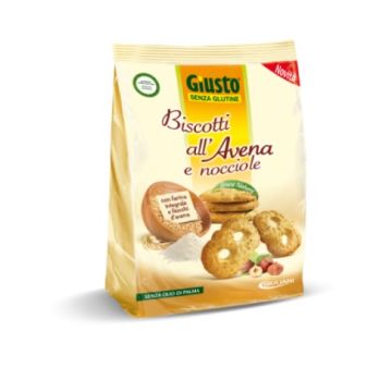 Giusto Senza Glutine Biscotti Avena Nocciole 250g