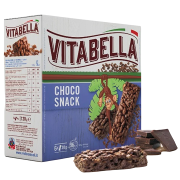 VITABELLA Barrette Choco Snack Riso e Cioccolato 6x20g