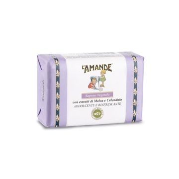 L'amande marseille sapone vegetale malva/calendula 200 g