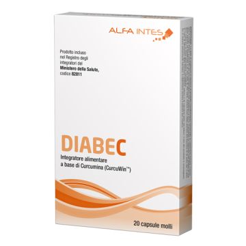 Diabec Integratore Antiossidante 20 Capsule Molli