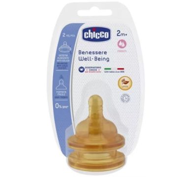 Chicco Tettarella Benessere Regol 2pezzi Caucciù