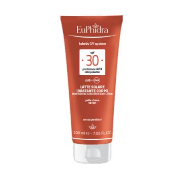 EuPhidra spf 30 Latte Solare Idratante Corpo 200 ml