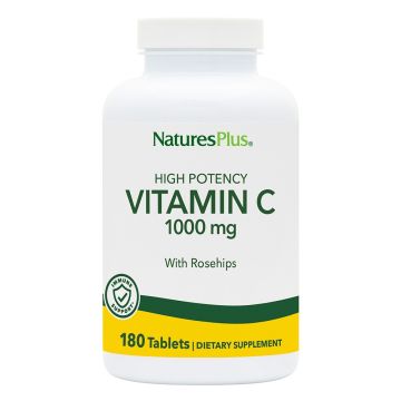 NaturesPlus Vitamina C 1000 mg Rosa Canina 180 Tavolette