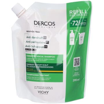 Vichy Dercos DS Shampoo Antiforfora DS Capelli Secchi Refill 390 ml