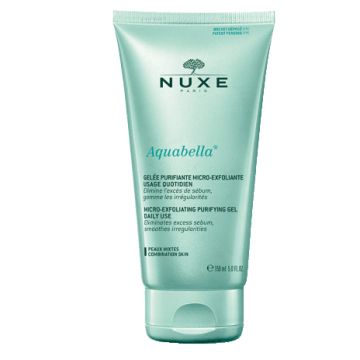 Nuxe aquabella gelee purifiante micro exfoliante usage quotidien 150 ml